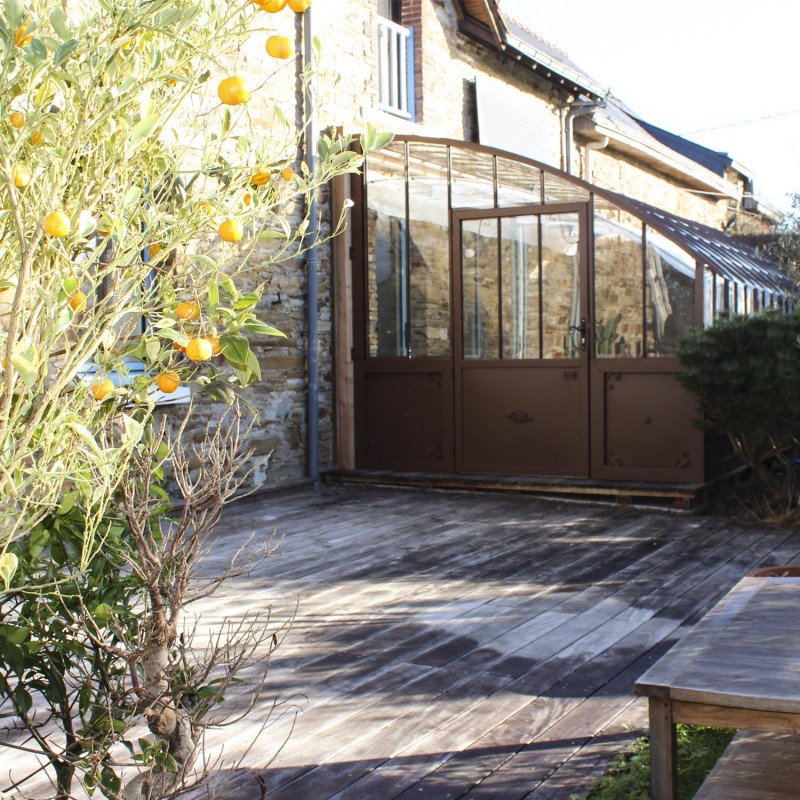 Invernadero de Antaño CHAMBORD, de 2,80 m de ancho, sobre base de aluminio. - Imagen 14