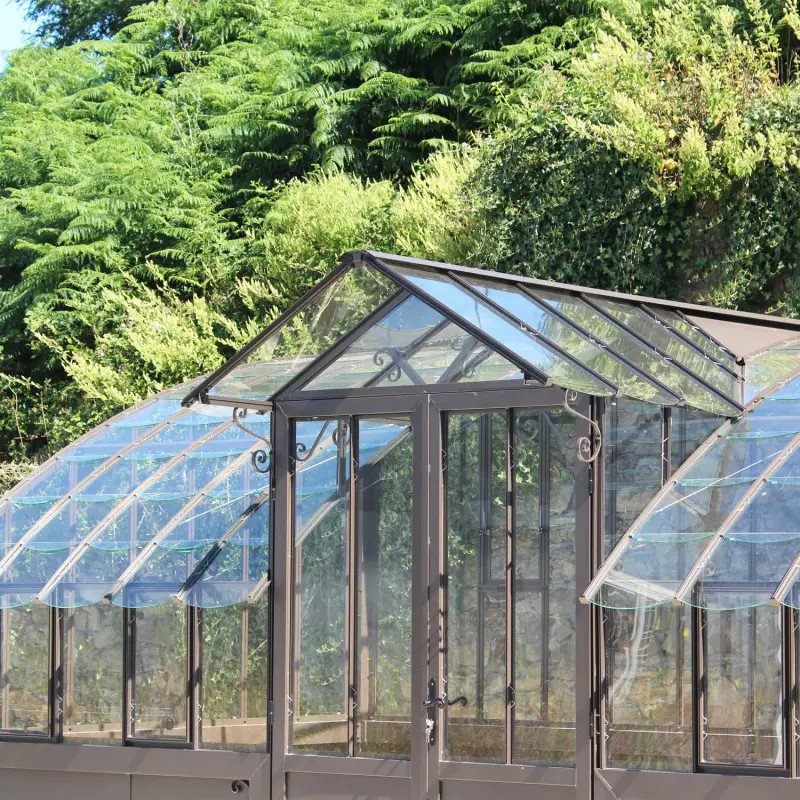 Invernadero de Antaño MIRABEAU, de 2,80 m de ancho, sobre base de aluminio. - Imagen 14
