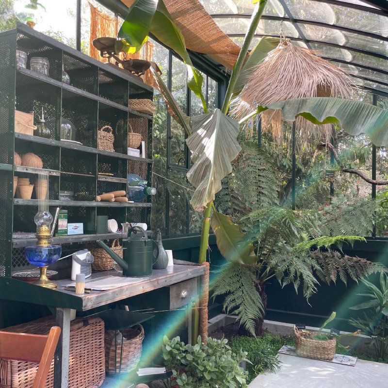 Invernadero de Antaño MIRABEAU, de 2,80 m de ancho, sobre base de aluminio. - Imagen 4