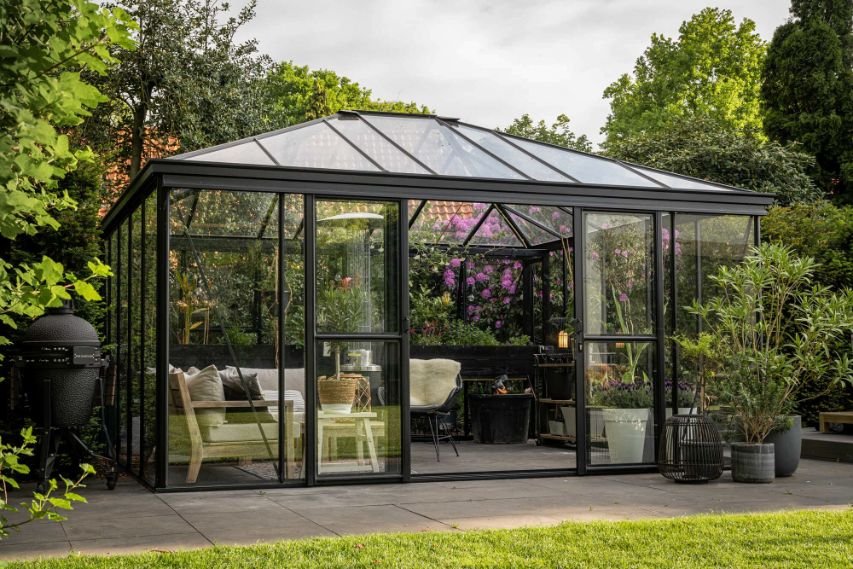 Invernadero de Aluminio y Cristal «Cuadri Extensión»